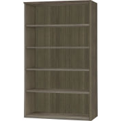 Safco® Medina Series 5 Shelf Bookcase Gray Steel