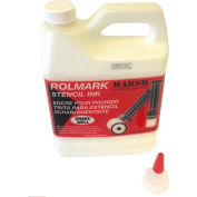 Marsh® encre au pochoir Rolmark, 1 Qt., blanc