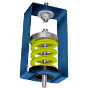 Spring Vibration Isolation Hanger - 4"L x 4-3/4"W x 7-1/4"H Blue