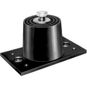 Néoprène plancher Mont Vibration Isolator - 5-1/2" L x 3-5/16" W x 2-3/4 « H rouge