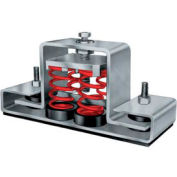 Floor Mount Seismic & Wind Vibration Isolator - 8-3/4"L x 2-1/2"W Yellow