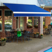 Awntech MM16-7-BB, Retractable Awning Manual 16'W x 10'D x 10"H Blue