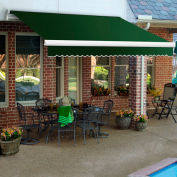 Awntech MM14-72-F, Retractable Awning Manual 14'W x 10'D x 10"H Forest Green