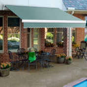 Awntech MM12-145-S, Retractable Awning Manual 12'W x 10'D x 10"H Sage/Cream