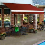 Awntech MM10-74-TER, Retractable Awning Manual 10'W x 8'D x 10"H Terra Cotta