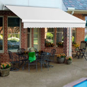 Awntech MM18-65-W, Retractable Awning Manual 18'W x 10'D x 10"H Off White
