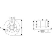 Mitee-morsure 31150 - Id Xpansion® pinces - taille #2. 98"- Qté Min 2 - Made In USA