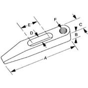 Mitee-morsure 35100-sangle serre-joints - 3,63"- Qté Min 3 - Made In USA