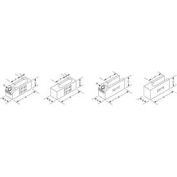 Pince de 53145 Mitee-morsure - multi-luminaire brides de serrage et butées - w/o étape 54,9"- Min Qté 2 - Made In USA