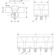 Mitee-morsure 60071 - longueur usinable Uniforce® pinces - 750 canal - quantité minimum 2 - USA