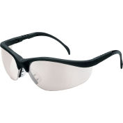 MCR Safety® Klondike® KD119 Safety Glasses KD1, MatteBlack Frame, Clear Lens