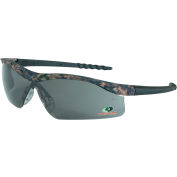 MCR Safety® Mossy Oak® Dallas® MODL112 DL1 Safety Glasses, Camo Frame, Gray Lens