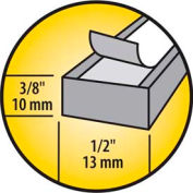 M-D Low Density Foam Tape (Open Cell), 02097, Gray, 3/8" x 1/2" x 17'