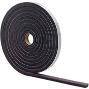 M-D Low Density Foam Tape (Open Cell), 02113, Gray, 1/2" x 3/4" x 17'