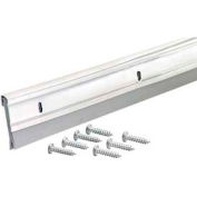 M-D économie aluminium & vinyle porte coupe-bise, 05629, argent, 36"