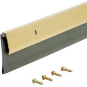 M-D en aluminium de luxe & vinyle porte coupe-bise, 05744, or Brite, 36"