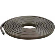M-D Vinyl Gasket Weatherstrip, 78196, Brown, 1/2" x 17' (Fits 1 Door)