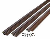 M-D Compression Weatherstrip W/Aluminum Stop Door Jamb Kit, 87783, Bronze