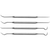 Moody Tools 55-1965 25Mil. Ensemble de sondes Double End, 4 Pcs.