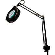 Lampe loupe fluorescente de dioptrique-3 w / prise de courant alternatif, noir