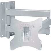 MG Electronics LCD Articulating Arm Wall Mount Bracket For 17"-32" Moniteurs