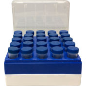 MTC™ Bio Freezer Box For 5 ml Tubes, Polycarbonate, 25 Place, 5 Pack