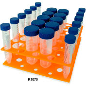 MTC™ Bio Racks pour 30 x 15 ml & 20 x 50 ml Tubes, Orange, 5 Pack