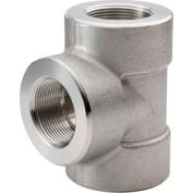 SS 316/316L Forged Pipe Fitting 1-1/2" Tee NPT Female