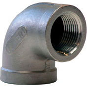 1 In. 304 Stainless Steel 90 Degree Elbow - FNPT - Class 150 - 300 PSI - Import