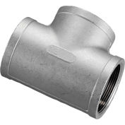 1-1/4 In. 304 Stainless Steel Tee - FNPT - Class 150 - 300 PSI - Import