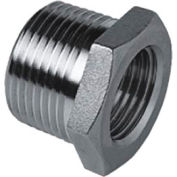 Iso Ss 316 Cast Pipe Fitting Hex Bushing 1/2" X 1/4" Npt Male X Female - Pkg Qty 75