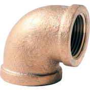 1/2 In. Lead Free Brass 90 Degree Elbow - FNPT - 125 PSI - Import