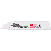 M.K. Morse 392136 Advanced Edge Power® Bi-Metal Reciprocating Saw Blades 12"L x 1"W 10 TPI 25PK