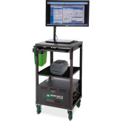 Newcastle Systems EC Series EcoCart Mobile Powered Laptop Cart avec batterie 40AH