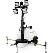 Generac Mobile Diesel Vertical LED Light Tower, Wide-Body, 6kW, Mitsubishi Engine & Electric Winch
