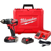 Milwaukee 2801-22CT M18™ 1/2"Kit de perceuse/conductrice sans balais compact