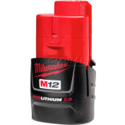 Milwaukee® 48-11-2420 12V Li-ion M12 batterie 2Ah Compact