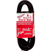 Milwaukee® 48-76-4008 8' 3-Wire QUIK-LOK® Power Cord