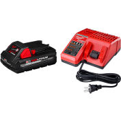 Milwaukee® 48-59-1835 M18® REDLITHIUM® Kit de démarrage à haut rendement 3Ah