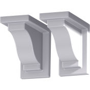 Mayne® Yorkshire Window Box Supports décoratifs, Blanc (Pack de 2)