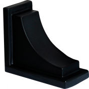 Mayne® Nantucket Window Box Supports décoratifs, Noir (Pack de 2)