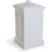 Mayne Berkshire Outdoor Storage Box 4835-B - 20"L x 20"W x 37-3/4"H, White