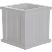 Mayne® Cape Cod 14 » x 14 » Planteur carré, Blanc