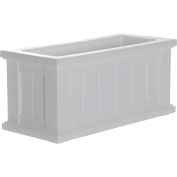 Mayne® Cape Cod 24 » x 11 » Patio Planter, Blanc