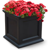 Mayne® Fairfield 28 » x 28 » Square Patio Planter, Noir