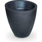 Mayne® Modesto 30" Round Planter, Black