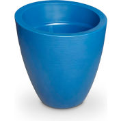 Mayne® Modesto 30" Round Planter, Neptune Blue