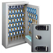 MMF STEELMASTER Heavy Duty 88 clé sécurité armoire 20121088D 01 double commande électronique Combo Lock, gris
