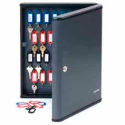 Armoire de sécurité MMF STEELMASTER® 2017260G2, 60 clés, 12 po l x 2-3/8 po P x 14-3/4 po H, gris charbon