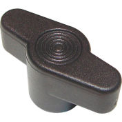 Plastic T-Knobs - 1/4-20 Thread - 1-3/8 Diameter - 11/16" Height - 3735AC - Pkg Qty 5